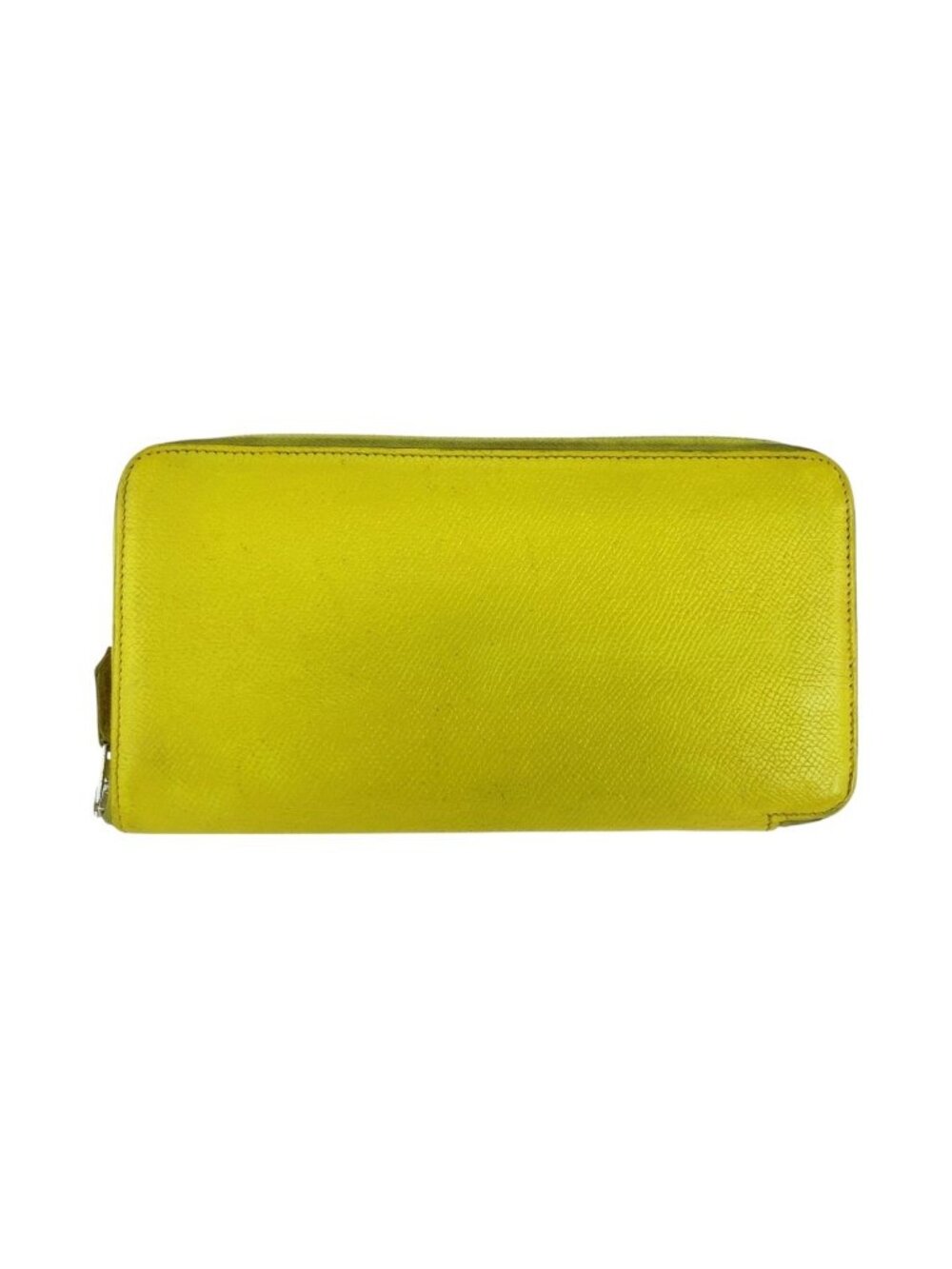 Hermes Azat Plomb Silk'in Light Yellow Veau Epsom Wallet